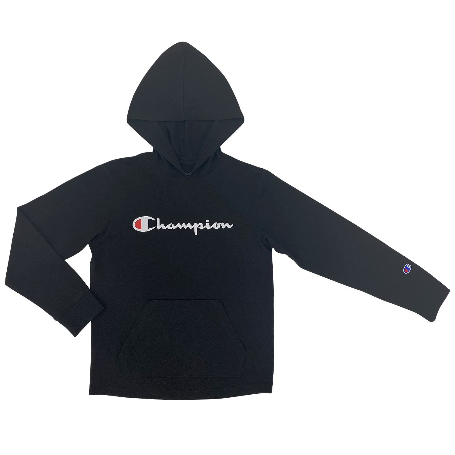 champion hoodie black and white