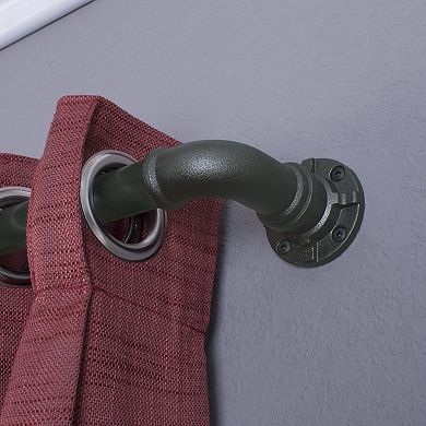 Decopolitan 18-36" Industrial Adjustable Curtain Rod
