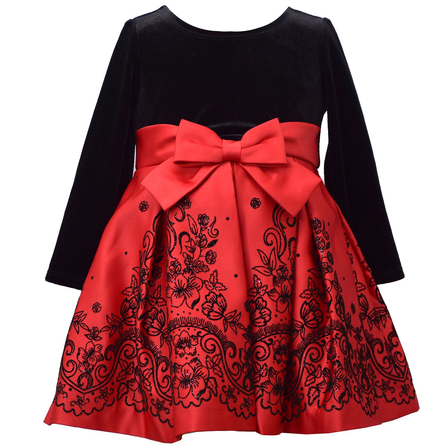 kohls girls red dress