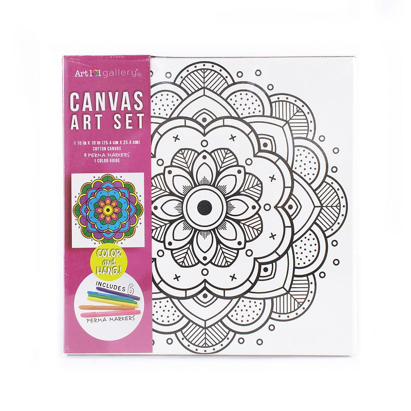 46506046 Art 101 Gallery Colorable Canvas Wall Art Set Two  sku 46506046
