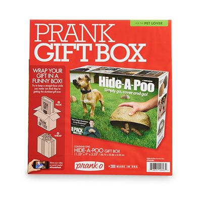 Prank Pack Hide-A-Poo Medium Gag Gift Box