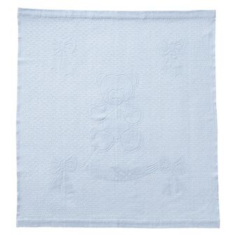 Lands' End Scottish Lace Bear Baby Blanket