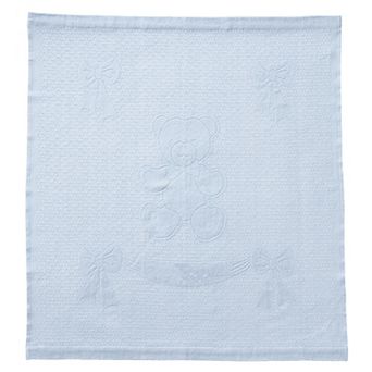 Lands' End Scottish Lace Bear Baby Blanket