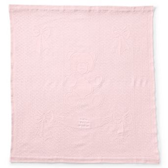 Lands' End Scottish Lace Bear Baby Blanket