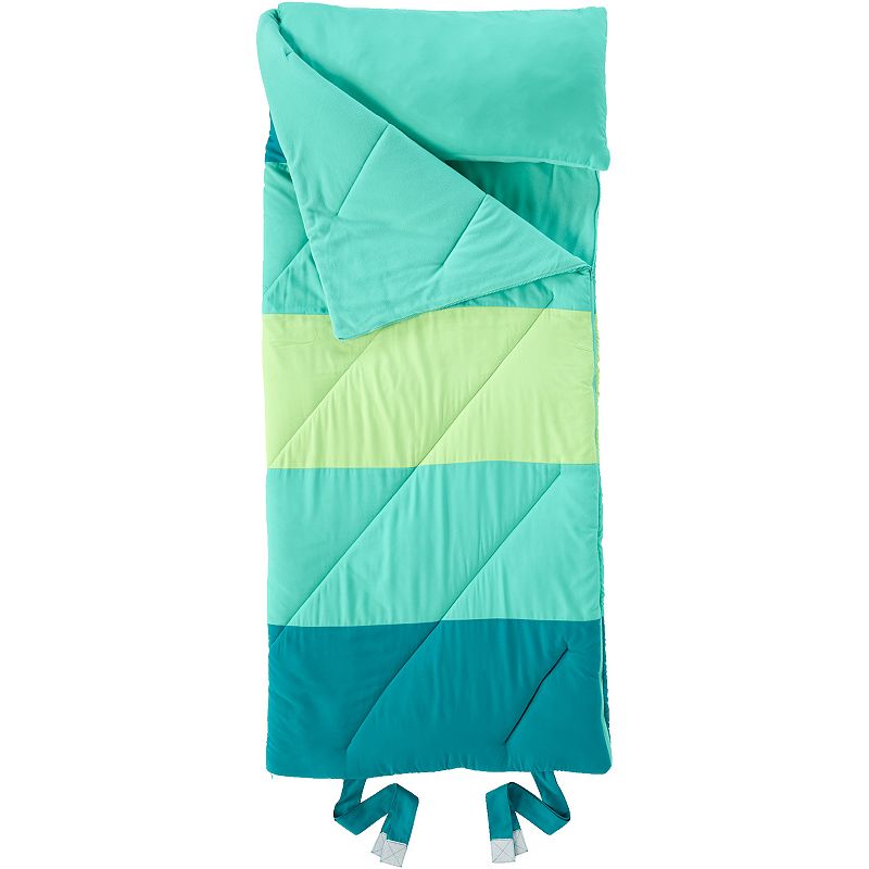 62745770 Lands End Kids Spinnaker Stripe Sleeping Bag, Dark sku 62745770