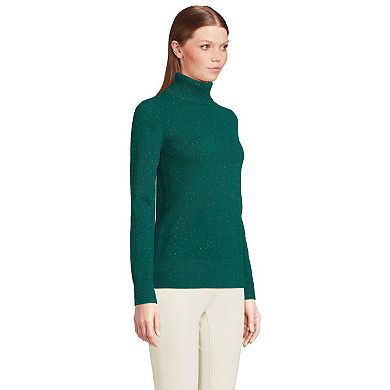 Women's Lands' End Turtleneck Cashmere Sweater