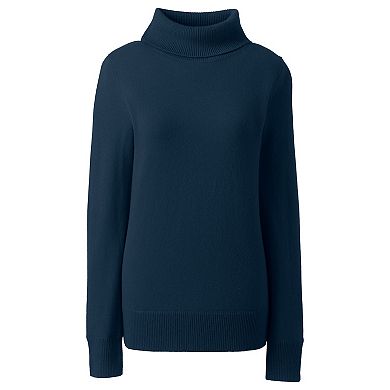 Women's Lands' End Turtleneck Cashmere Sweater