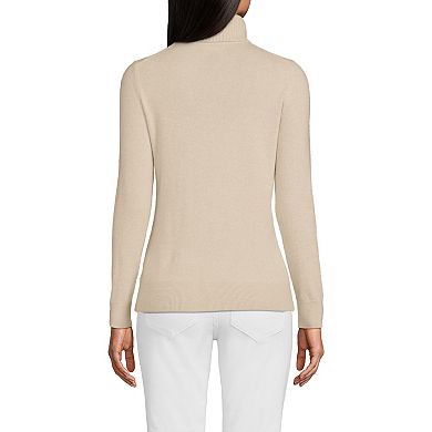 Women's Lands' End Turtleneck Cashmere Sweater