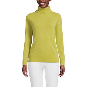 Women's Lands' End Turtleneck Cashmere Sweater