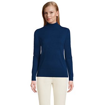 Women's Lands' End Turtleneck Cashmere Sweater
