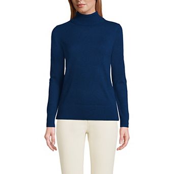Women's Lands' End Turtleneck Cashmere Sweater