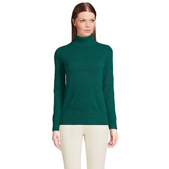 Women's Lands' End Turtleneck Cashmere Sweater