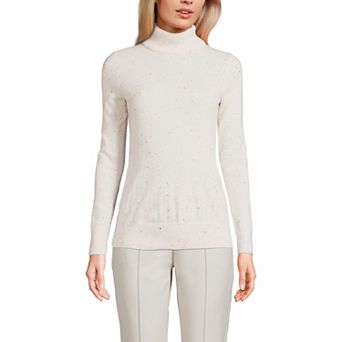 Women's Lands' End Turtleneck Cashmere Sweater