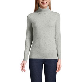 Women's Lands' End Turtleneck Cashmere Sweater