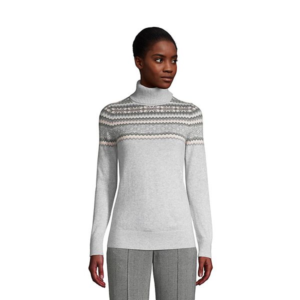Women's Lands' End Turtleneck Cashmere Sweater