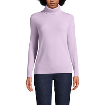 Women's Lands' End Turtleneck Cashmere Sweater