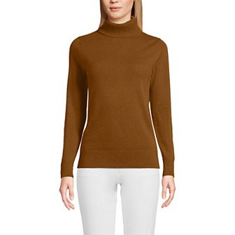Women's Lands' End Turtleneck Cashmere Sweater