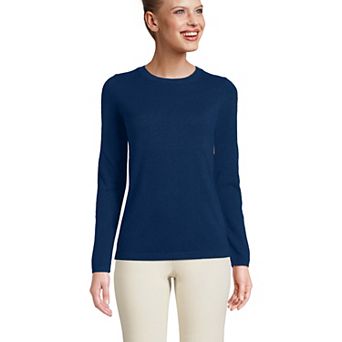 Women's Lands' End Crewneck Cashmere Sweater