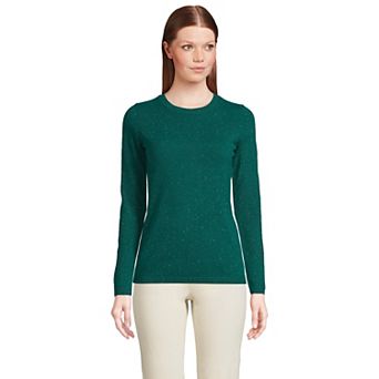 Women's Lands' End Crewneck Cashmere Sweater