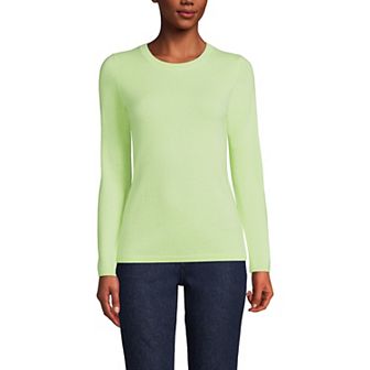 Women's Lands' End Crewneck Cashmere Sweater