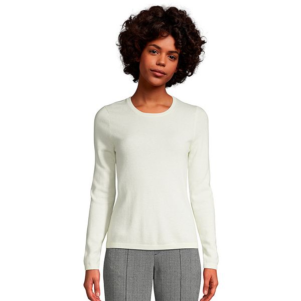 Women's Lands' End Crewneck Cashmere Sweater