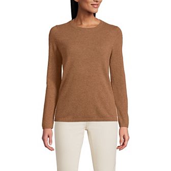 Women's Lands' End Crewneck Cashmere Sweater