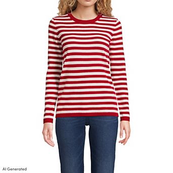Women's Lands' End Crewneck Cashmere Sweater
