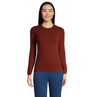 Women's Lands' End Crewneck Cashmere Sweater