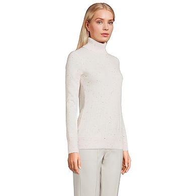 Petite Lands' End Cashmere Turtleneck Sweater