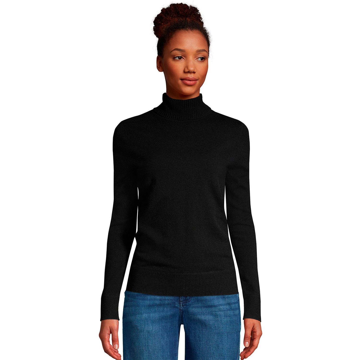 petite black turtleneck sweater Cinosural International School