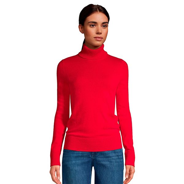 Petite Lands' End Cashmere Turtleneck Sweater