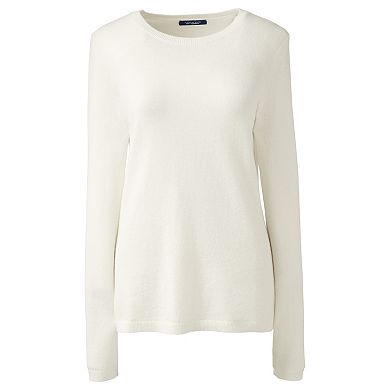 Plus Size Lands' End Cashmere Crewneck Sweater