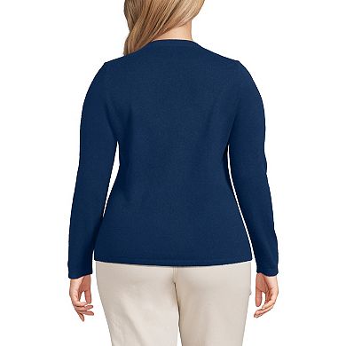 Plus Size Lands' End Cashmere Crewneck Sweater
