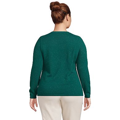 Plus Size Lands' End Cashmere Crewneck Sweater