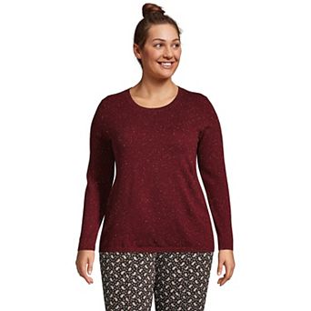 Plus Size Lands' End Crewneck Cashmere Sweater