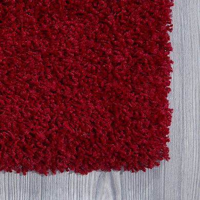 Ottomanson Ultimate Shaggy Contemporary Solid Rug