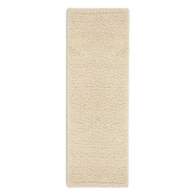 Ottomanson Ultimate Shaggy Contemporary Solid Rug, Lt Beige, 3X4.5 Ft