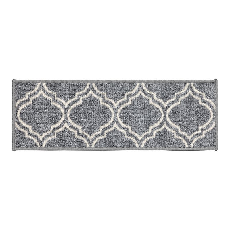 Ottomanson Ottohome Patterned Stair Treads, Grey, 7 PK