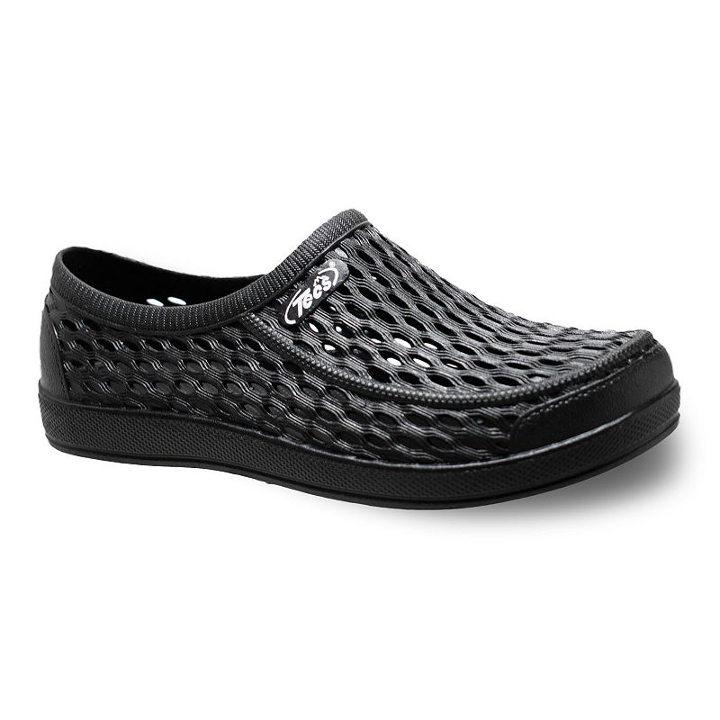 AdTec Relax Aqua Tecs Mens Garden Loafers, Size: 8, Black