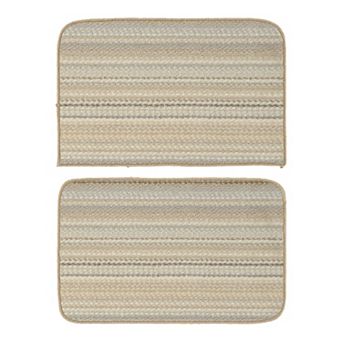 Garland Rug Carnival Earth Tone 2 pc Kitchen Rug Set