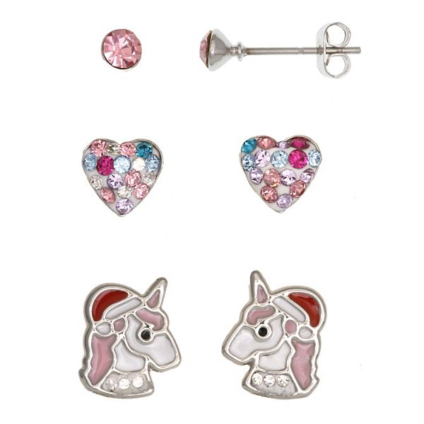 Unicorn earrings kohls sale