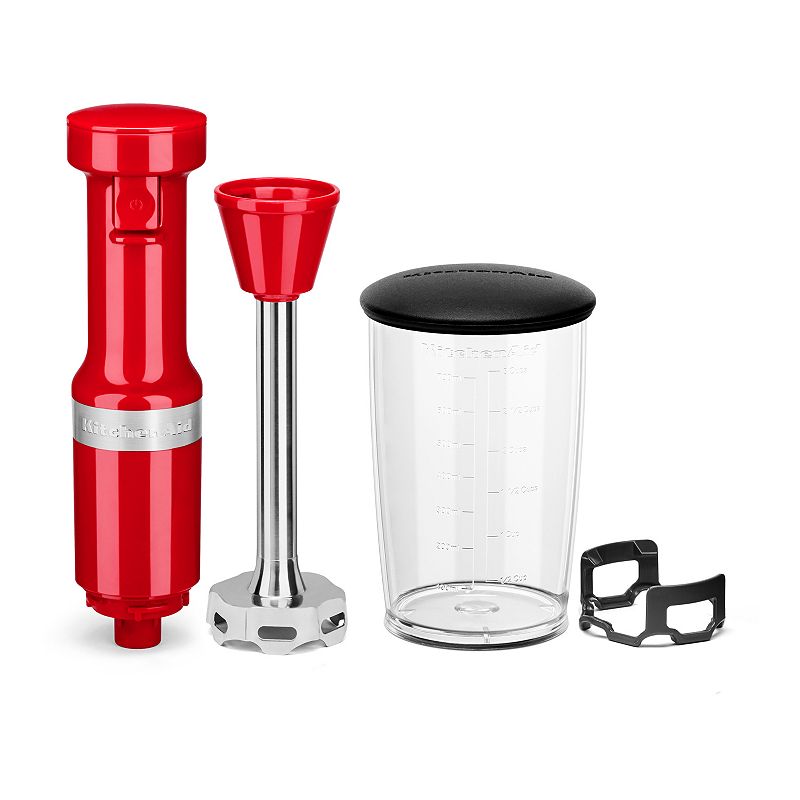 KitchenAid - Variable Speed Corded Hand Blender - Passion Red