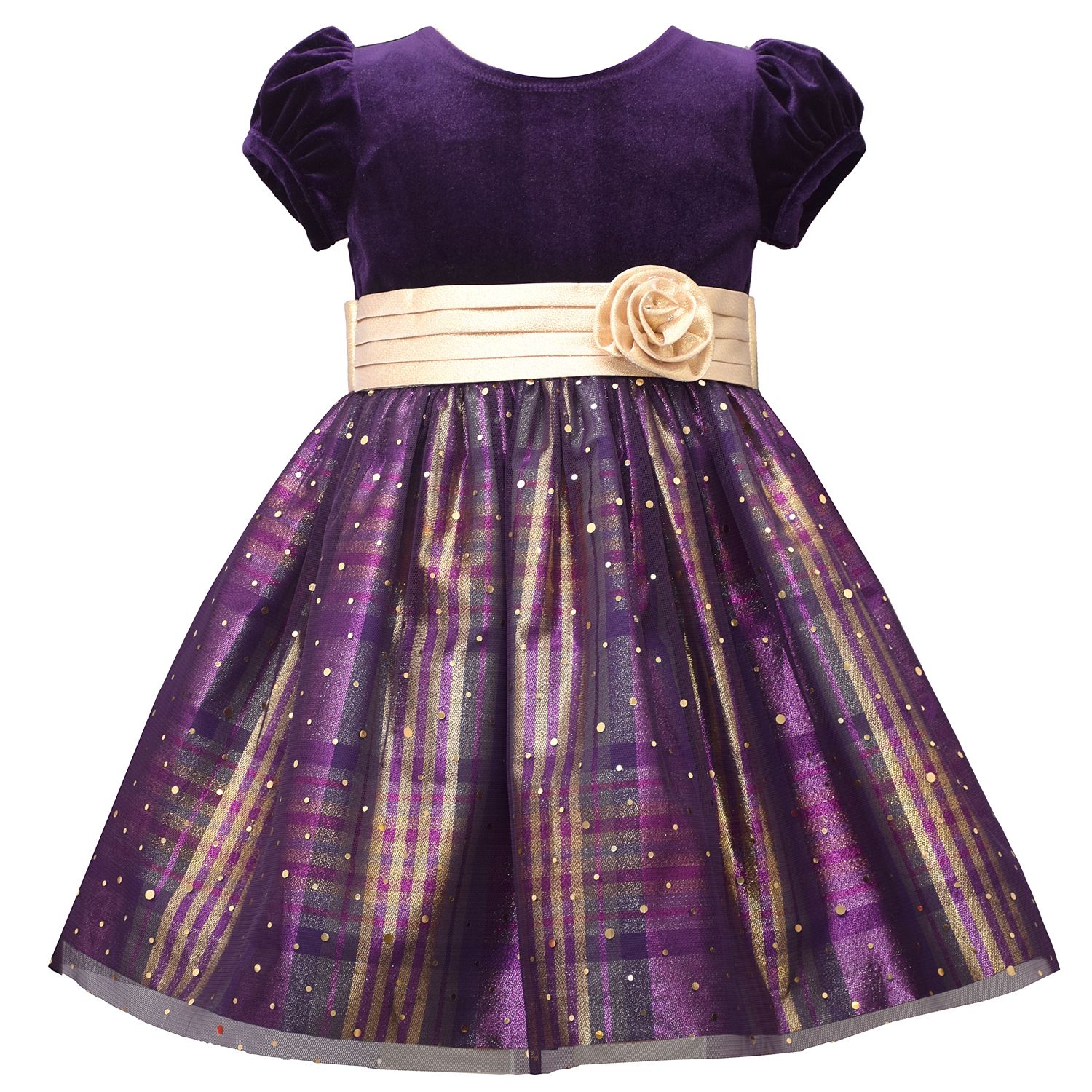 bonnie jean purple dress