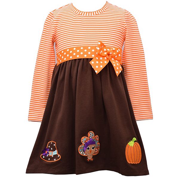 Girls 2025 thanksgiving dress