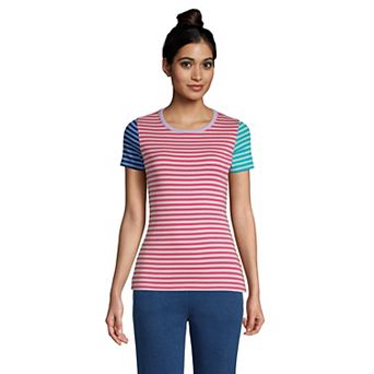 Petite Lands' End All-Cotton Crewneck Tee