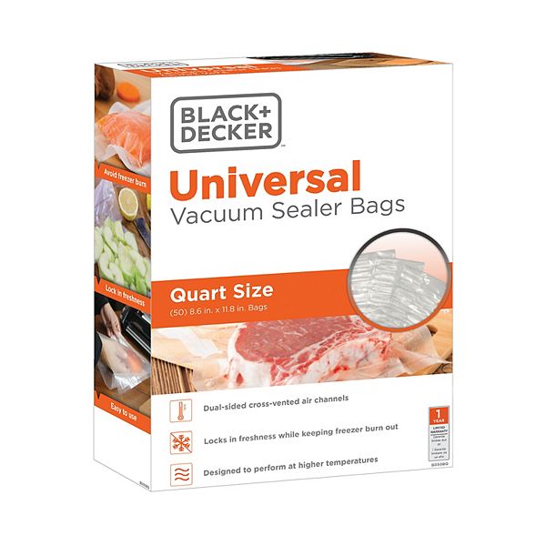 BLACK+DECKER™ Universal 1-qt. Vacuum Sealer Bags