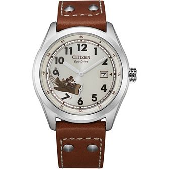 Disney's Mickey Mouse Men's Aviator Strap Watch by Citizen -BV1088-08W