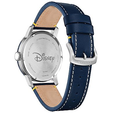 Disney's Donald Duck Men's Leather Strap Watch by Citizen - AW0075-06W