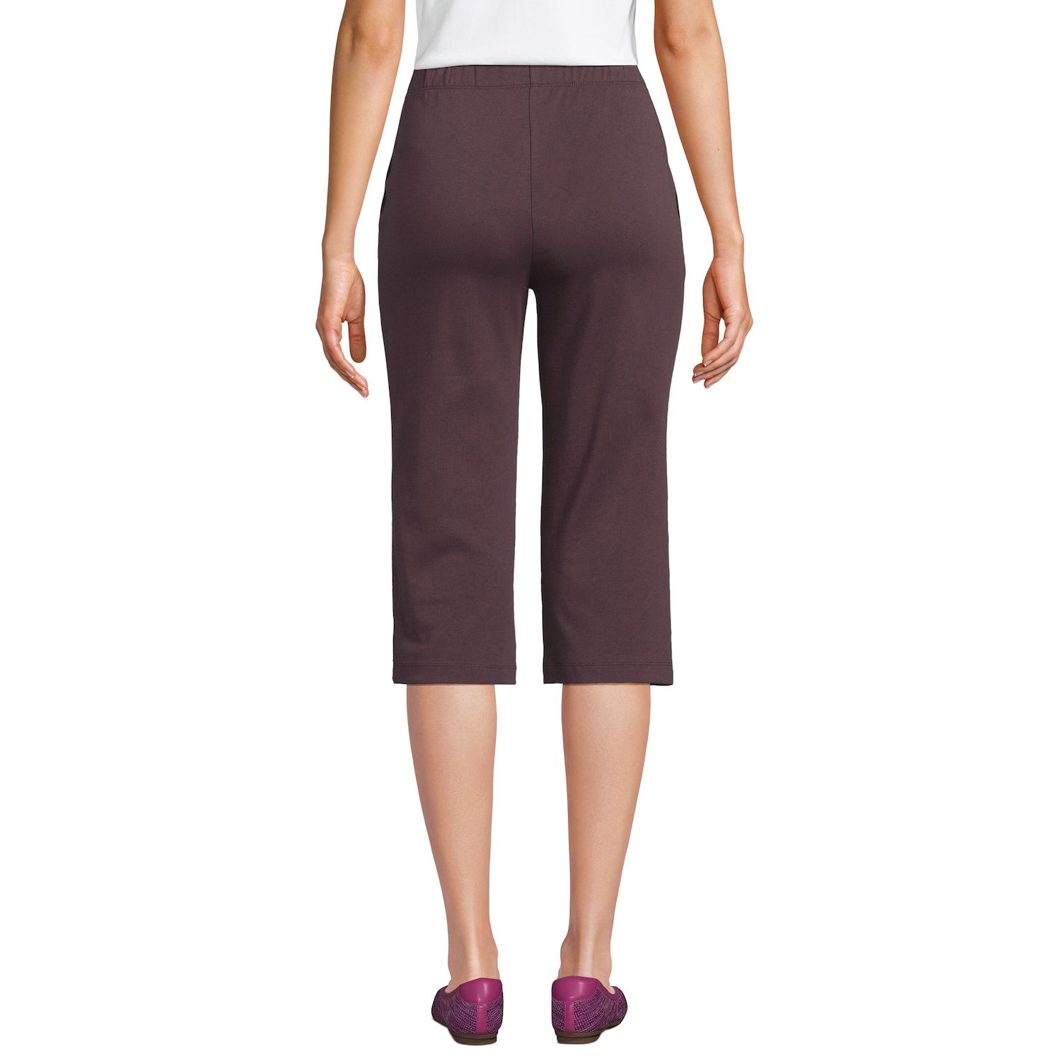 Clothing & Shoes - Bottoms - Pants - Orange Fashion Village Flat Front  Pull-On Capri - Online Shopping for Canadians