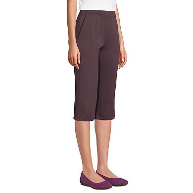 Petite Lands' End Sport High Waist Pull-On Capri Pants